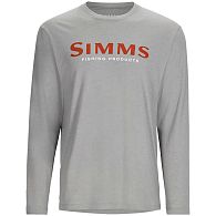 Футболка Simms Logo LS Shirt, 13626-1181-20, S, Cinder Heather, купити, ціни в Києві та Україні, інтернет-магазин | Zabros