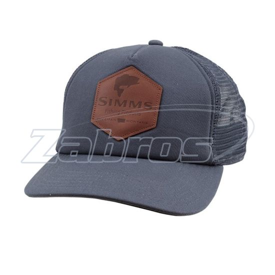 Фото Simms Leather Patch Trucker, 12229, Anvil
