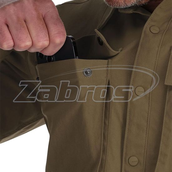 Цена Simms Lodge Work Shirt, 14109, L, Driftwood