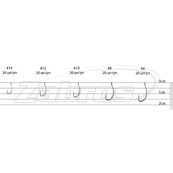 Фотографія Brain Dream Hooks Feeder Bream, 8, 20 шт Фотографія Brain Dream Hooks Feeder Bream, 8, 20 шт