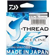 Флюорокарбон Daiwa J-Thread Fluorocarbon Ice, 0,17 мм, 1,7 кг, 50 м: купить, цена, Киев, Украина | Zabros