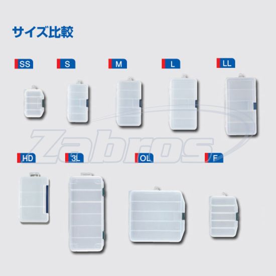 Малюнок Meiho Lure Case L (L-L), 18,6x10,3x3,4 см