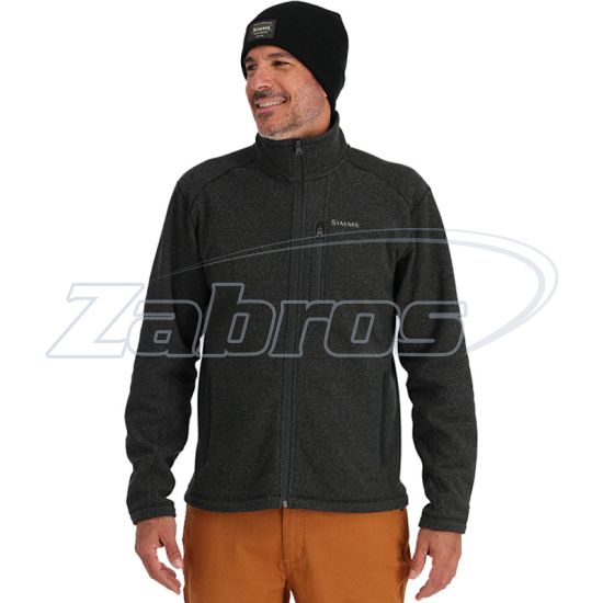 Фотография Simms Rivershed Full Zip, 13850-010-30, M, Black Heather