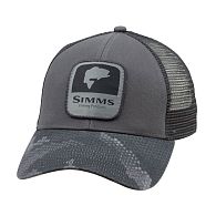 Кепка Simms Bass Patch Trucker Hat, 12212, Hex Camo Carbon, купити, ціни в Києві та Україні, інтернет-магазин | Zabros