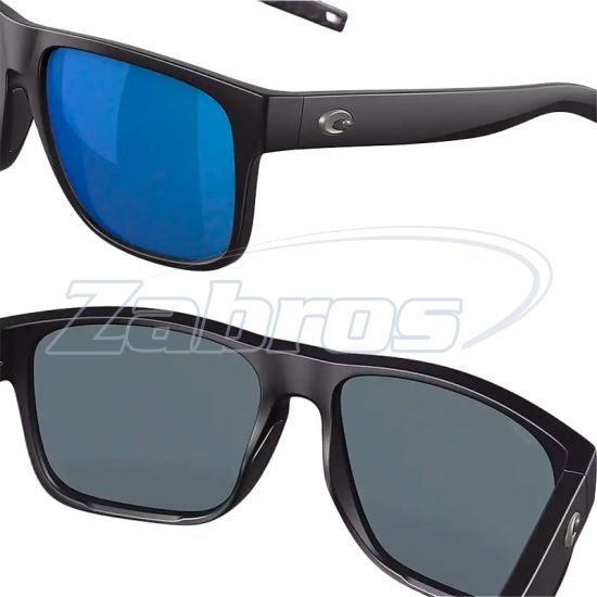 Купити Costa Del Mar Spearo XL, 97963898263, Matte Black Blue Mirror, Polycarbonate