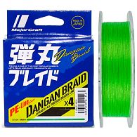 Шнур Major Craft Dangan Braid X4, #1,5, 0,2 мм, 11,25 кг, 200 м, Green, купити, ціни в Києві та Україні, інтернет-магазин | Zabros