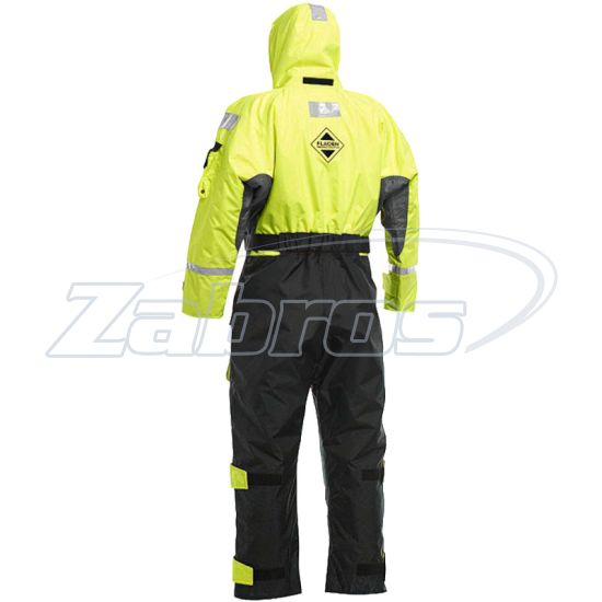 Фотографія Fladen Floatation Suit, 22-845XY-XL, Black/Yellow