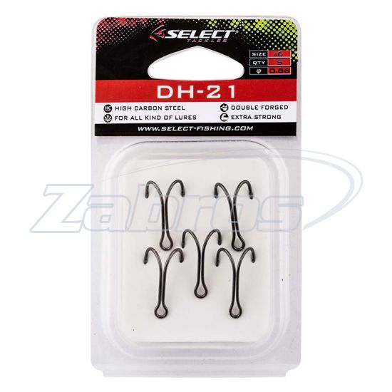 Картинка Select DH-21, 2/0, 4 шт, Black