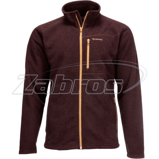 Фото Simms Rivershed Full Zip, 13071-901-20, S, Mahogany