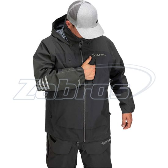 Simms ProDry Fishing Jacket, 13048-001-20, S, Black, Украина