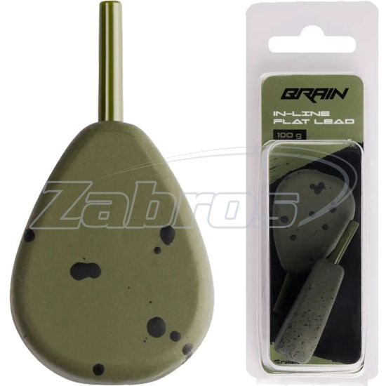 Фото Brain In-Line Flat Lead, 110 г, 2 шт, Green