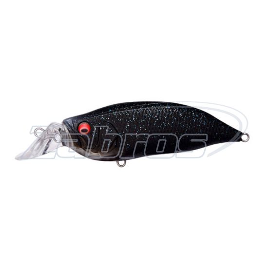 Фото Megabass IxI Shad Type-R 57SF, 5,7 см, 7 г, 1 м, Black Hole