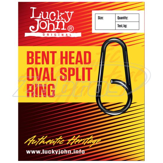 Фотография Lucky John Bent Head Oval Split Ring, 5069-016, 18 кг, 10 шт