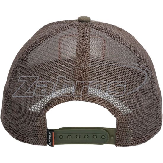 Картинка Simms Trout Icon Trucker Hat, 12226, Hickory