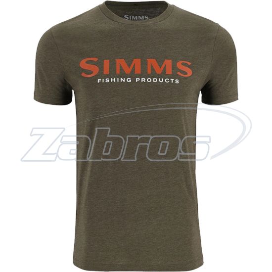 Фото Simms Logo T-Shirt, 12803-1274-50, XL, Loden Heather