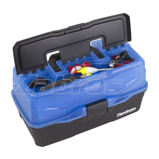 Фотографія Flambeau Classic 3-Tray Frost Series, 6383, 40,6x22,9x21 см, Blue