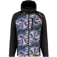 Куртка демісезонна Viverra Softshell Infinity Hoody, XL, Black Camo Orange, купити, ціни в Києві та Україні, інтернет-магазин | Zabros