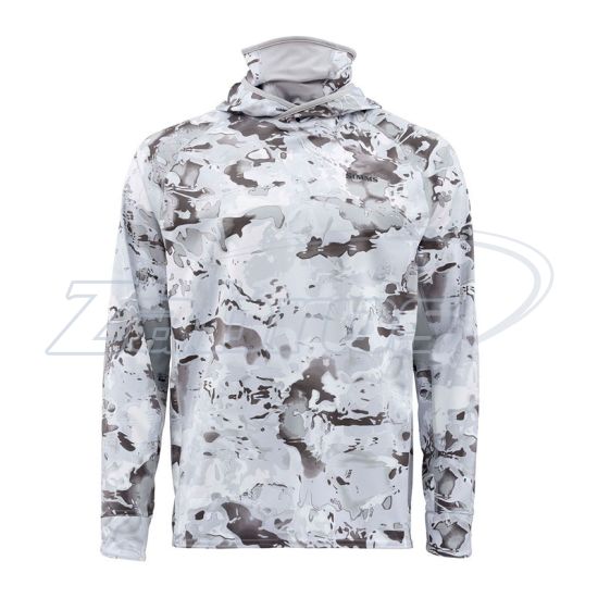 Фото Simms SolarFlex UltraCool Armor Shirt, 12885-069-50, XL, Cloud Camo Grey
