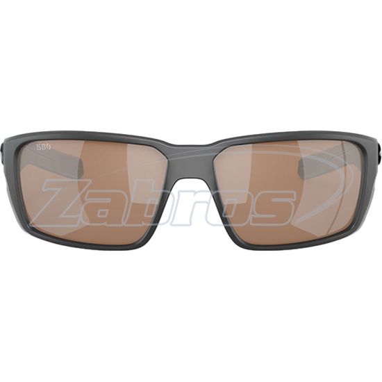 Фотографія Costa Del Mar Fantail Pro, 97963887526, Matte Gray Copper Silver Mirror, Glass