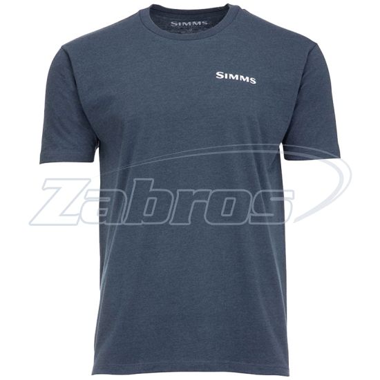 Фото Simms Trout On My Mind T-Shirt, 13629-414-40, L, Navy Heather
