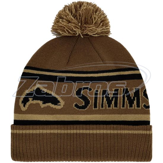 Фотография Simms Tip-Up Pom Beanie, 13788, Jasper