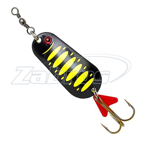 Фото Dam Effzett Standart Spoon, 69610, 30 г, 6,5 см, Fluo Yellow/Black UV