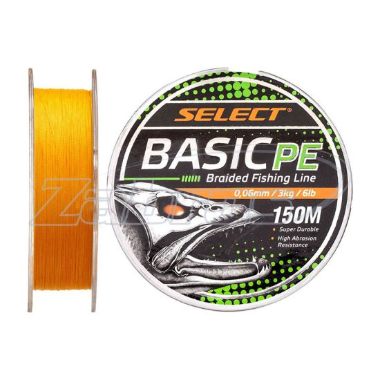 Фото Select Basic PE 4x, 0,08 мм, 4 кг, 150 м, Orange