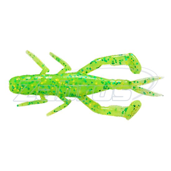 Фото Jackall Dragon Bug, 3,00", 7,6 см, 7 шт, Chart / Lime Chart Flake