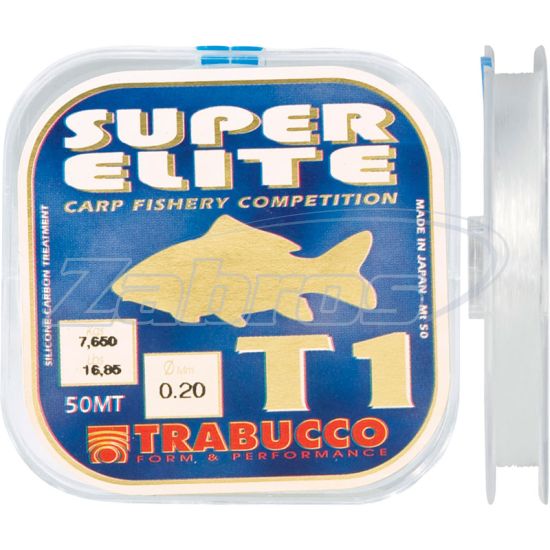 Фото Trabucco Super Elite T1 Carp Fishery, 0,12 мм, 3,25 кг, 50 м
