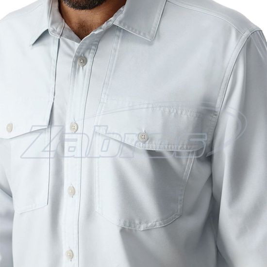 Малюнок Simms No-See-Um Bugstopper LS Shirt, 14110-1326-60, XXL, Bimini Blue Heather
