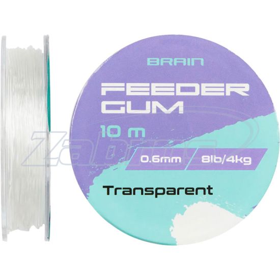 Фото Brain F-Gum, 0,8 мм, 6 кг, 10 м, Transparent