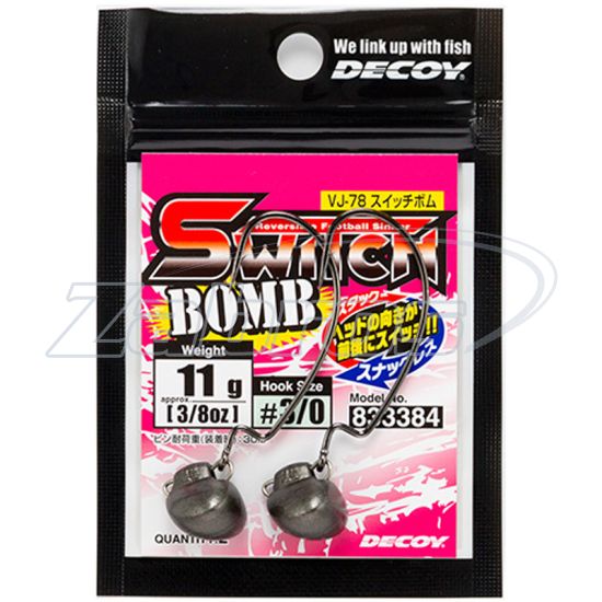 Цена Decoy VJ-78, Switch Bomb, 9 г, #2/0, 2 шт