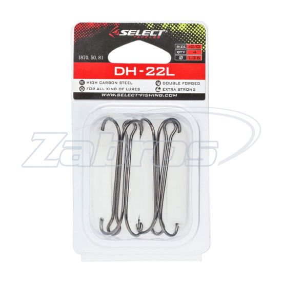 Фотографія Select DH-22L, 3/0, 3 шт, Black