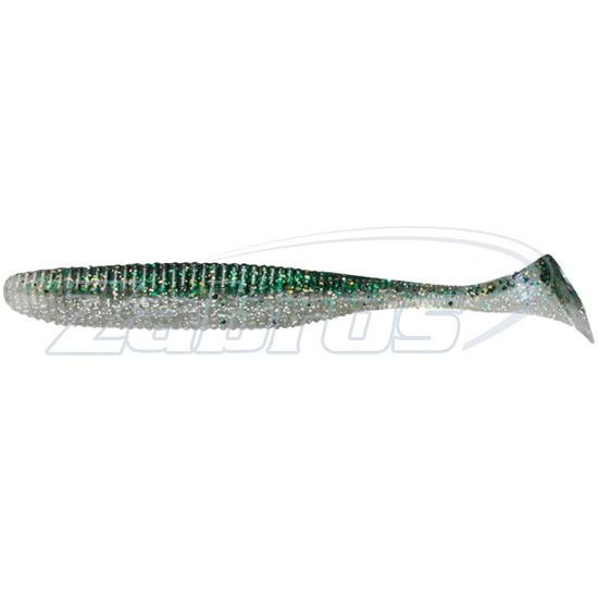 Фото Jackall Rhythm Wave, 5,80", 14,75 см, 4 шт, Dark Thunder/Clear Silver