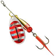 Блешня Cormoran Bullet, 50-84061, #1, 3 г, Silver/Red Striped: купити, ціна, Київ, Україна | Zabros