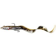 Силікон Savage Gear 4D Real Eel, 7,90", 20 см, 38 г, 1 шт, Olive/Pearl PHP, купити, ціни в Києві та Україні, інтернет-магазин | Zabros