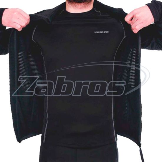 Малюнок Fahrenheit Power Grid Full Zip, FAPG10001XXL/R, Black