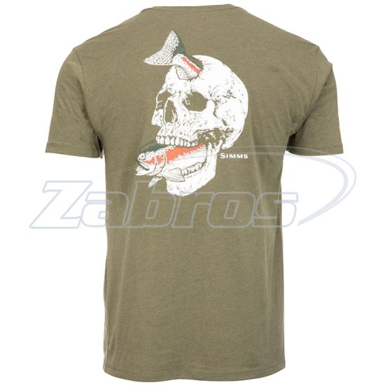 Фотография Simms Trout On My Mind T-Shirt, 13629-914-50, XL, Military Heather