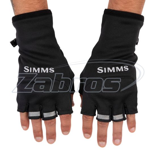 Фотографія Simms Freestone Half-Finger Glove, 13111-001-40, L, Black