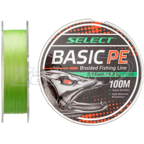 Фото Select Basic PE 4x, 0,16 мм, 8,3 кг, 150 м, Light Green