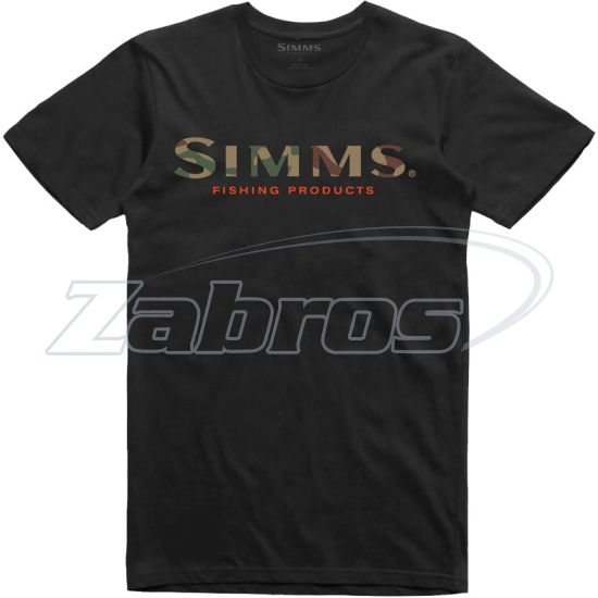 Фото Simms Logo T-Shirt, 12803, S, Black