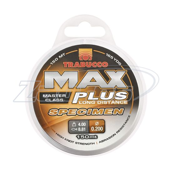 Фото Trabucco Max Plus Specimen, 057-06-200, 0,2 мм, 4 кг, 150 м, Black Фото Trabucco Max Plus Specimen, 057-06-200, 0,2 мм, 4 кг, 150 м, Black