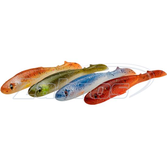 Фотография Savage Gear Slender Scoop Shad Clear Water Mix, 3,55", 9 см, 4 г, 4 шт