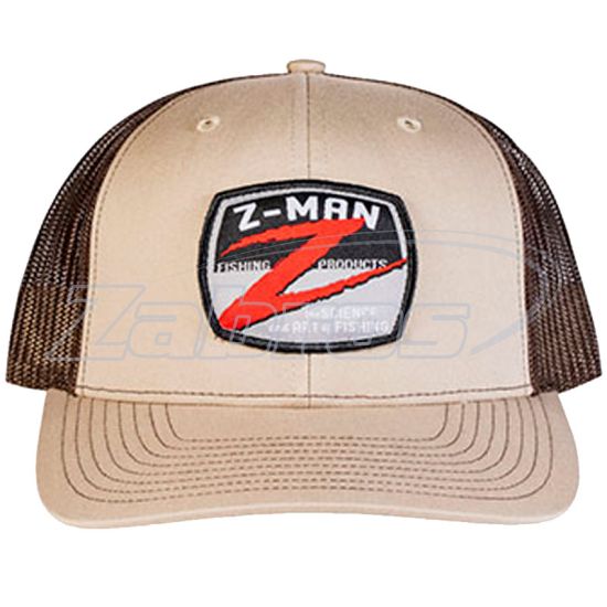 Фото Z-Man Z-Badge Trucker Hatz, Khaki/Coffee