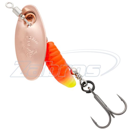 Фото Savage Gear Grub Spinners, #0, 2,2 г, Copper Red Yellow