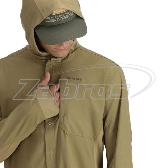 Малюнок Simms Intruder Fishing Hoody, 14442, L, Bay Leaf