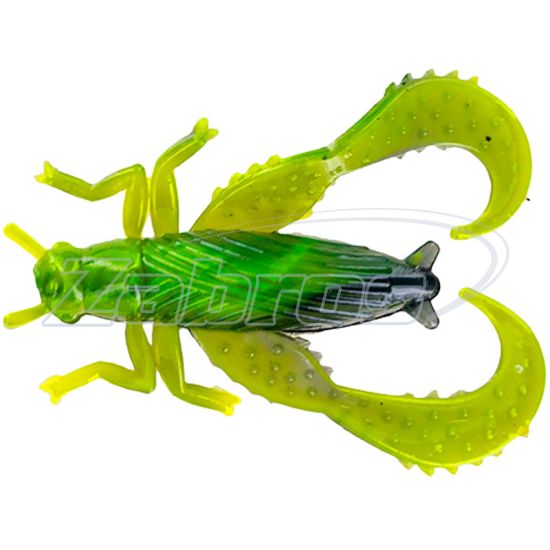 Фото Big Bite Baits Cricket, 1,25", 3,18 см, 10 шт, Black/Opaque Chartreuse