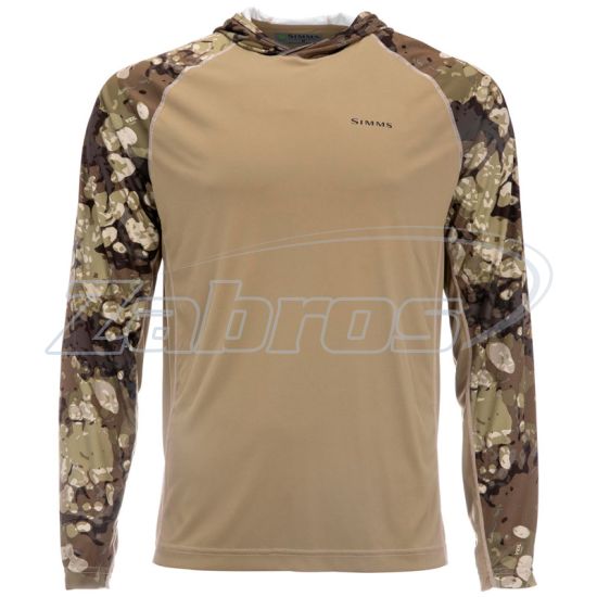 Фото Simms BugStopper SolarFlex Hoody, 12602-907-70, XXXL, Riparian Camo
