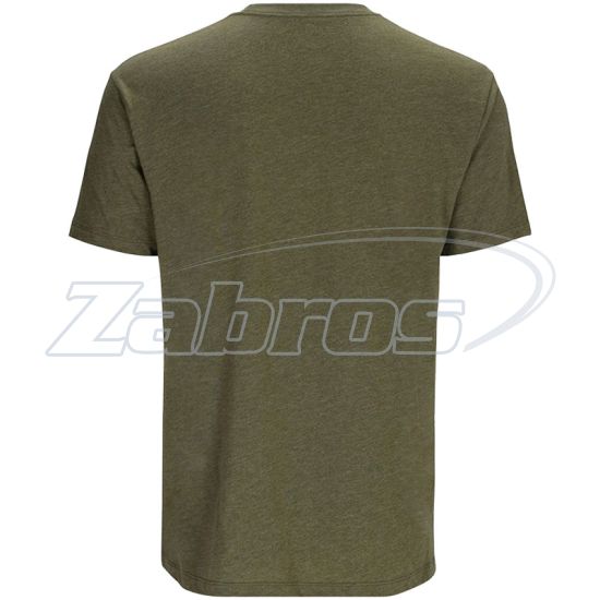 Фотографія Simms Fly Patch T-Shirt, 14095-914-50, XL, Military Heather
