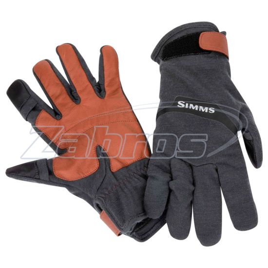 Фото Simms Lightweight Wool Tech Glove, 13113-003-60, XXL, Carbon